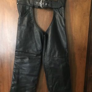 Small genuine leather chaps